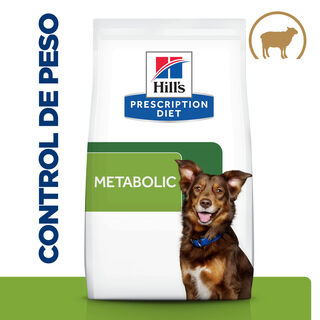 Hill's Prescription Diet Metabolic cordero y arroz pienso para perros